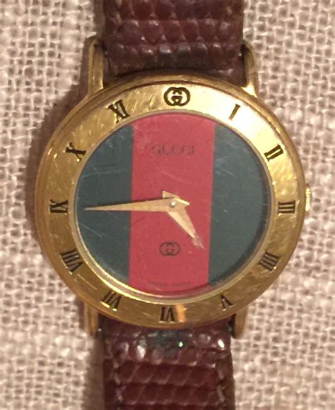 gucci red leather watch|gucci watches original price.